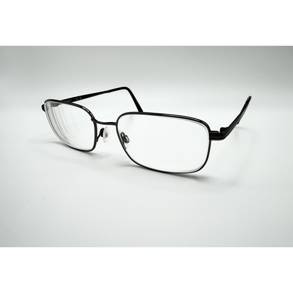 Flexon Collins 600 033 Gunmetal Gray Full Rim Eyeglasses Frames Only 55-18 145